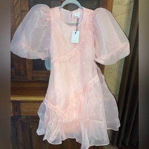Light pink women’s babydoll dress